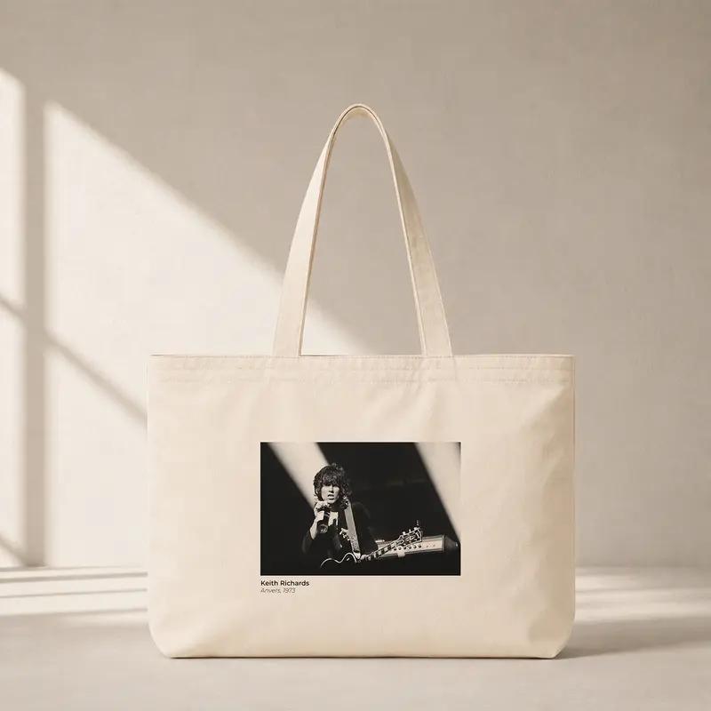 Keith Richards Anvers 1973 Club Tote Bag