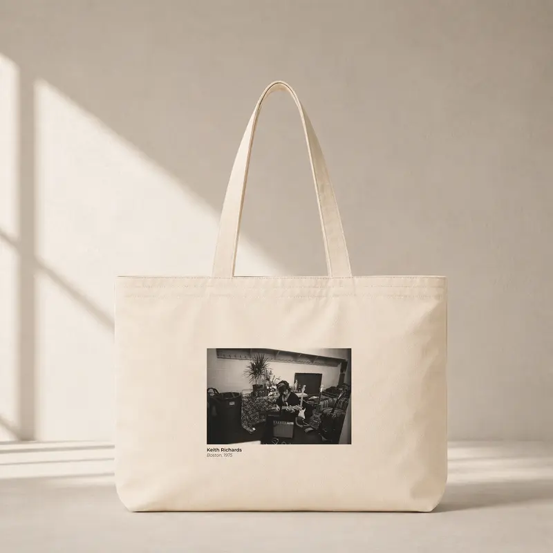 Keith Richards Boston 1975 Club Tote Bag