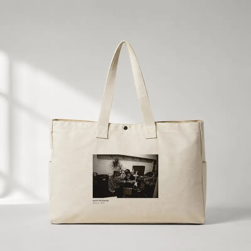 Keith Richards Boston 1975 Daily Tote Bag