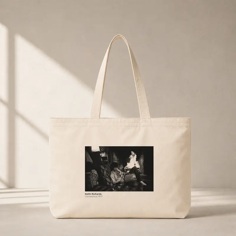 Keith Richards Connecticut 1977 Club Tote Bag