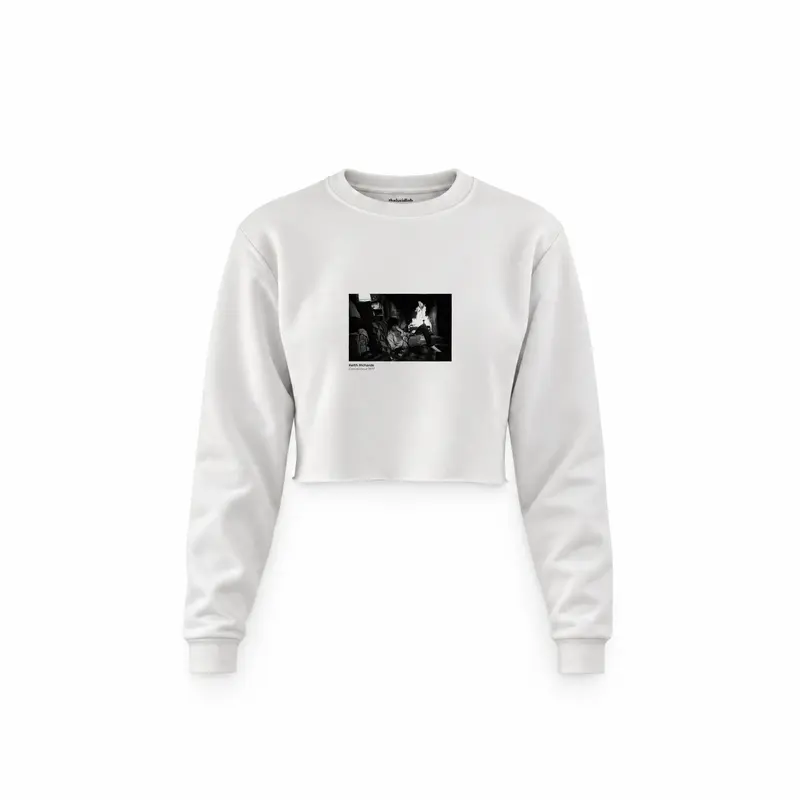 Keith Richards Connecticut 1977 Crop Sweatshirt
