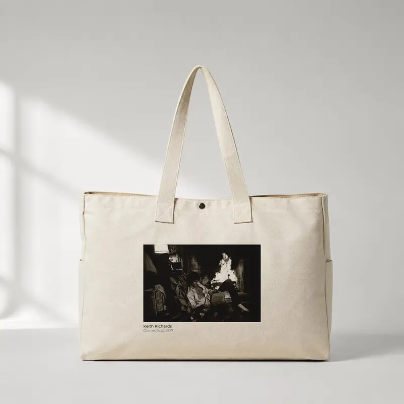 Keith Richards Connecticut 1977 Daily Tote Bag