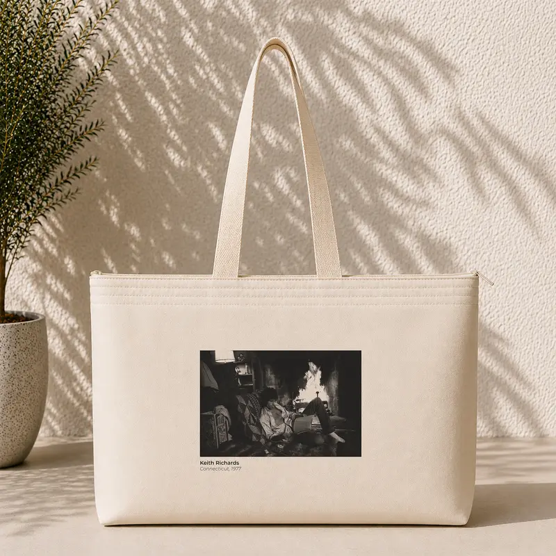 Keith Richards Connecticut 1977 Weekend Tote Bag