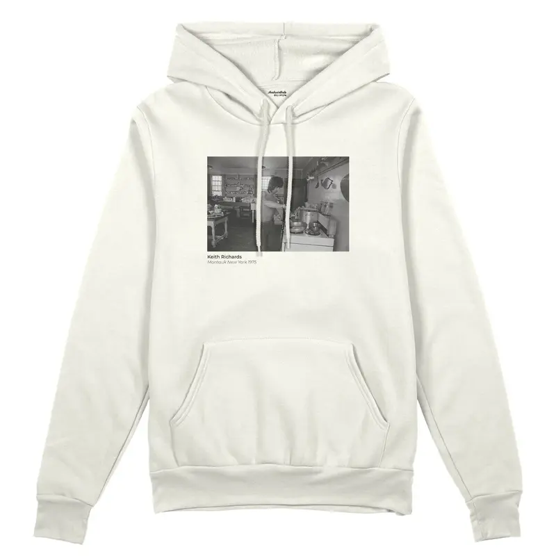 Keith Richards Montauk New York 1975 Oversize Hoodie
