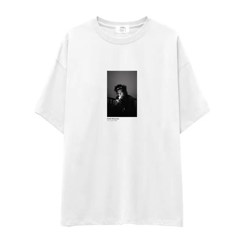 Keith Richards New York 1992 Oversize Tişört