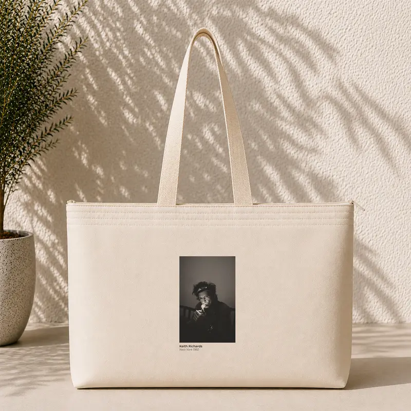 Keith Richards New York 1992 Weekend Tote Bag