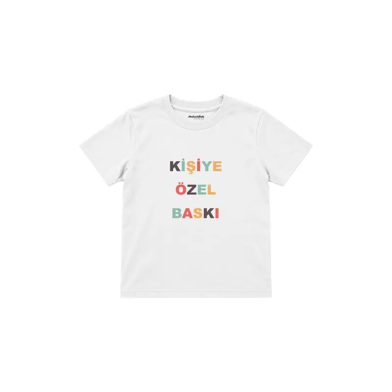 Kişiye Özel Baskılı Çocuk Tişört