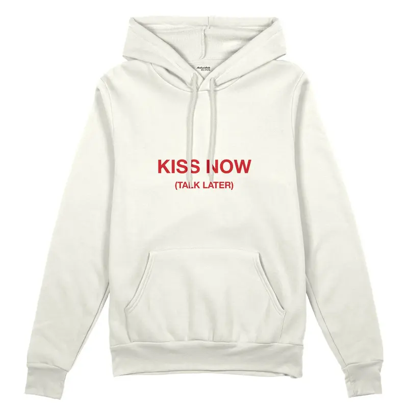 Kiss Now Talk Later Oversize Hoodie