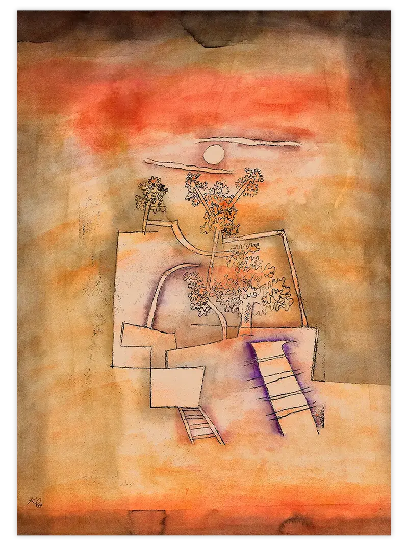 Klee Ağaç Kültürü - Art Print