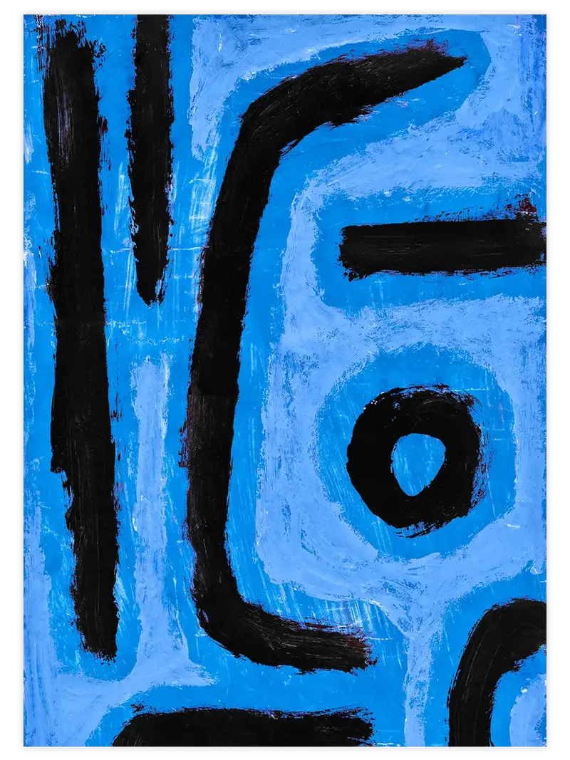 Klee Chord for a Flower Theater - Art Print