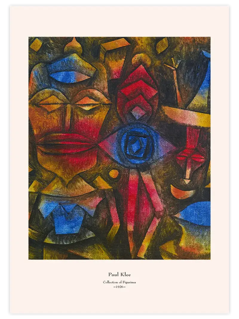 Klee Collection of Figurines - Art Print