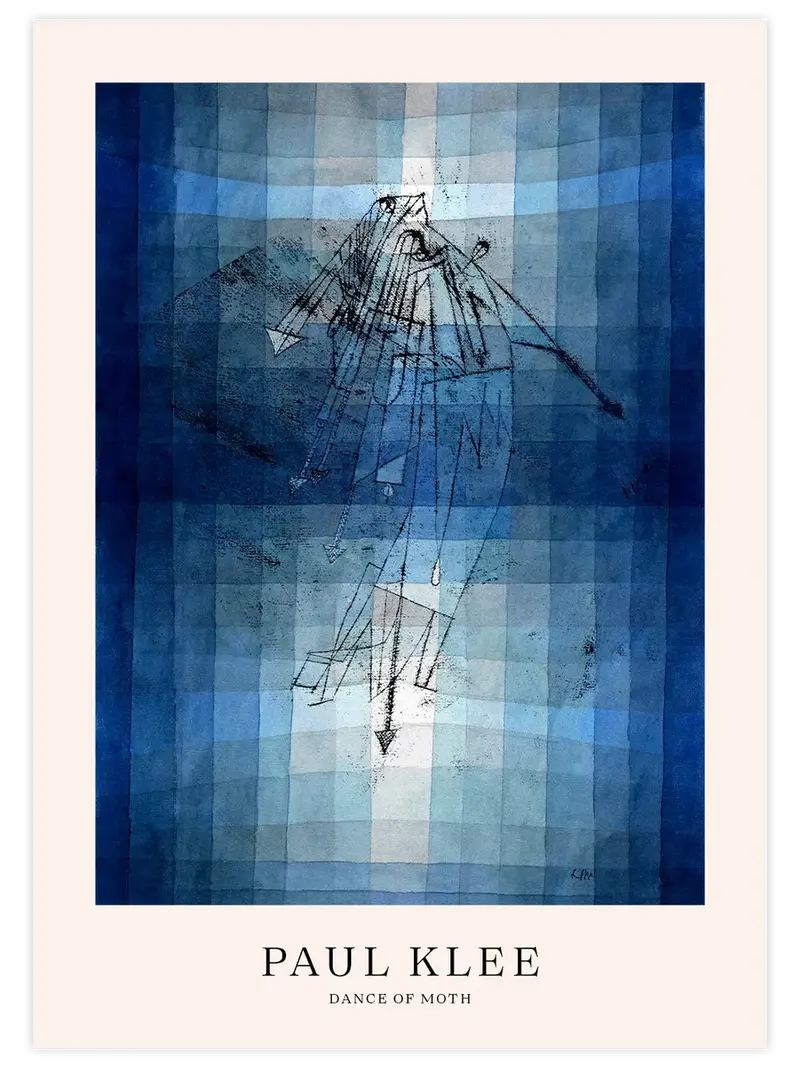 Klee Dance of Moth - Art Print