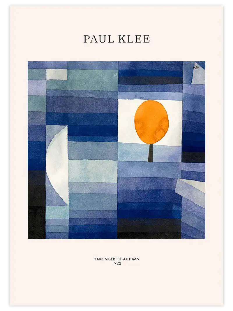 Klee Der Vorbote des Herbstes - Art Print