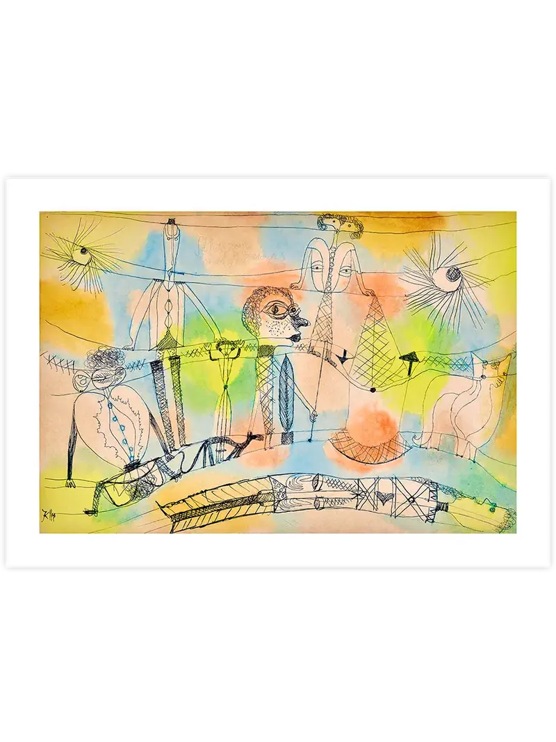 Klee Drama Aktschluss - Art Print