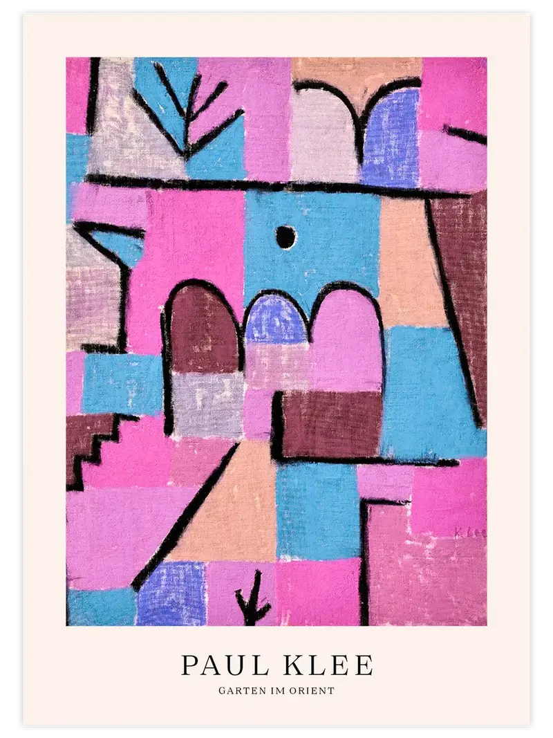 Klee Garten im Orient - Art Print