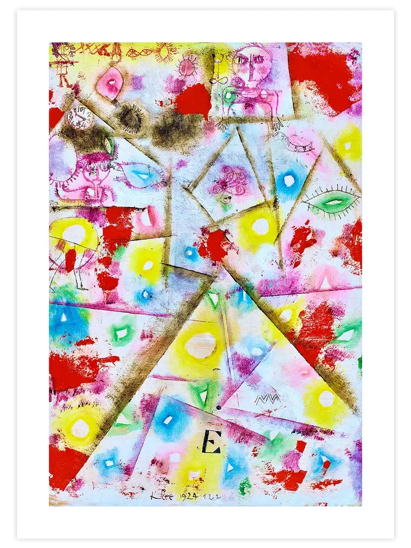Klee Gedenkblatt E - Art Print