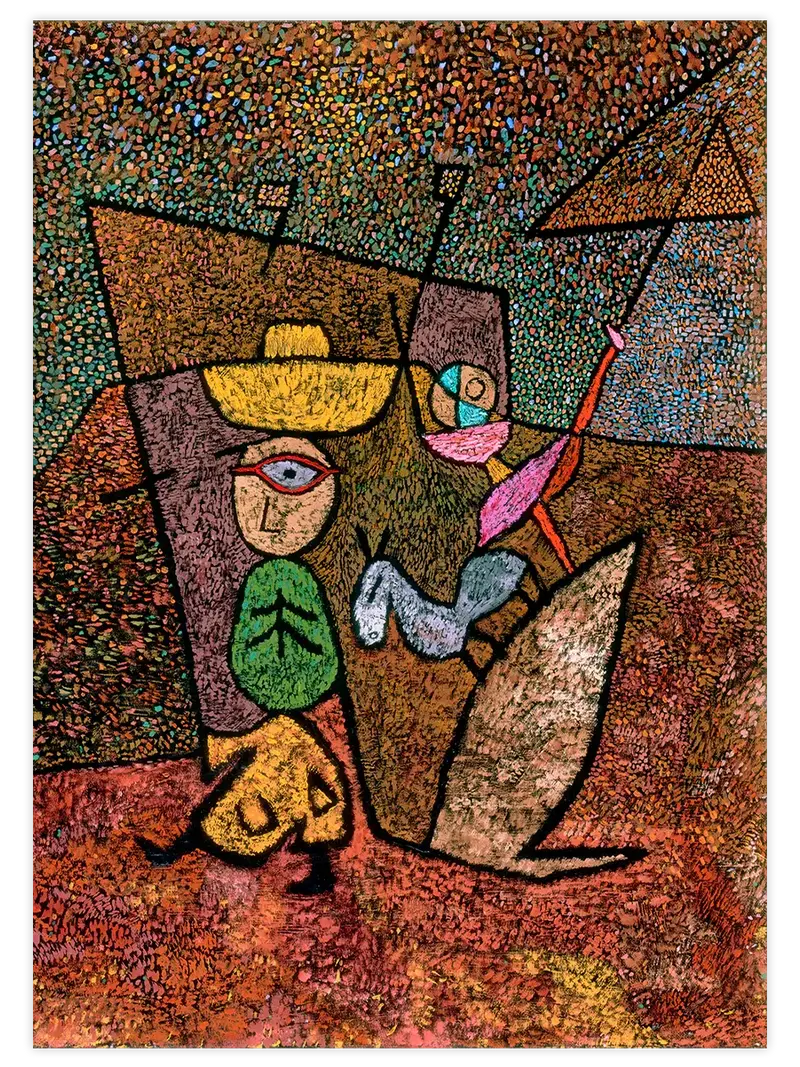 Klee Gezici Sirk - Art Print