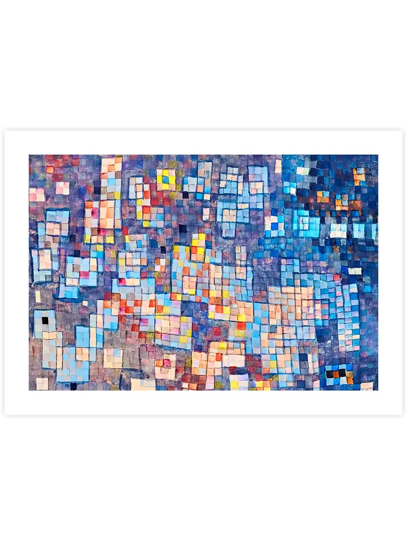 Klee Glashäuser Viertel - Art Print