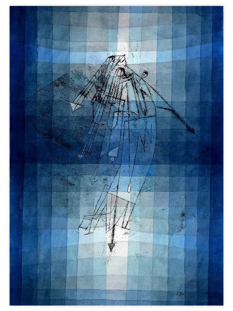 Klee Güve Dansı - Art Print