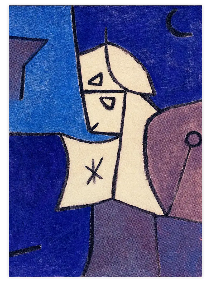 Klee Hoher Wächter - Art Print