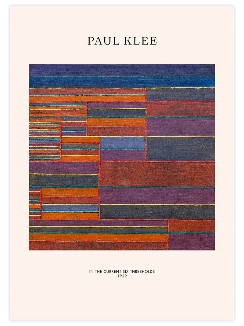Klee In the Current Six Thresholds - Art Print