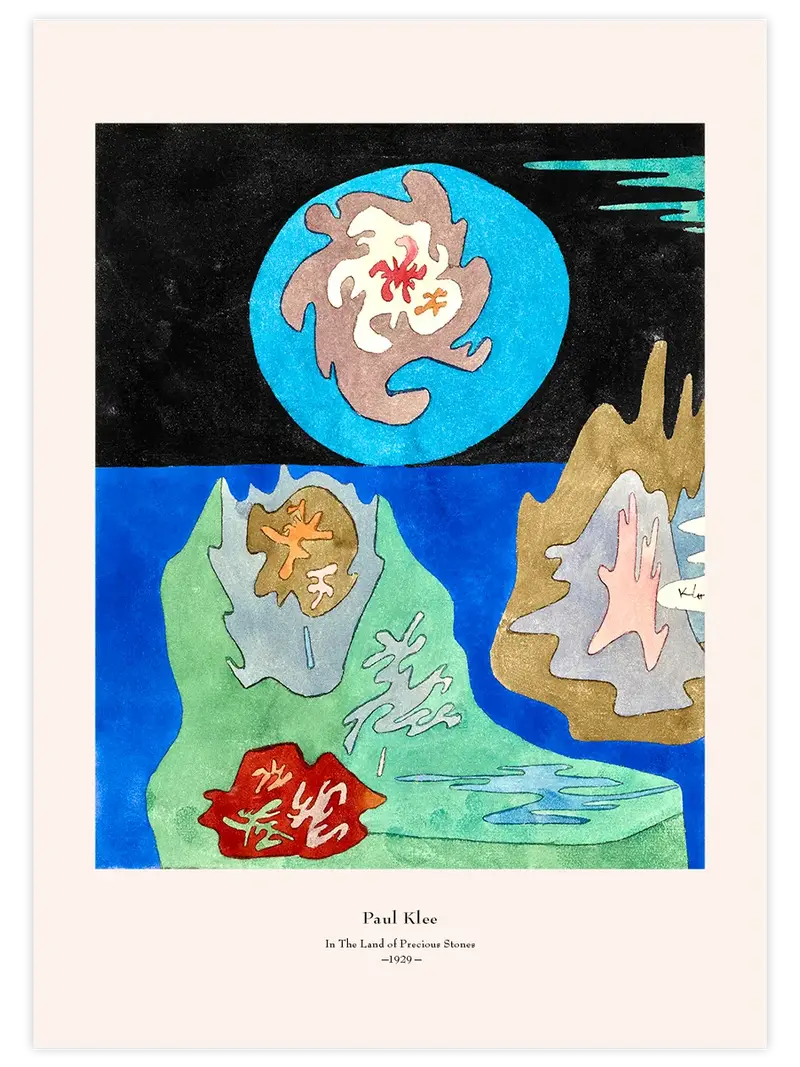 Klee In The Land of Precious Stones - Art Print
