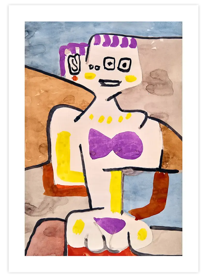 Klee Mädchen im Norden - Art Print