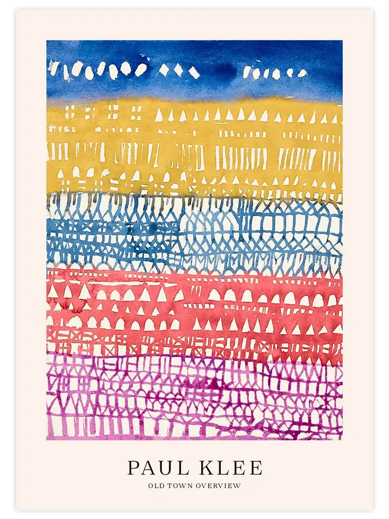 Klee Old Town Overview - Art Print