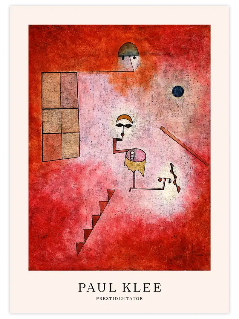 Klee Prestidigitator - Art Print