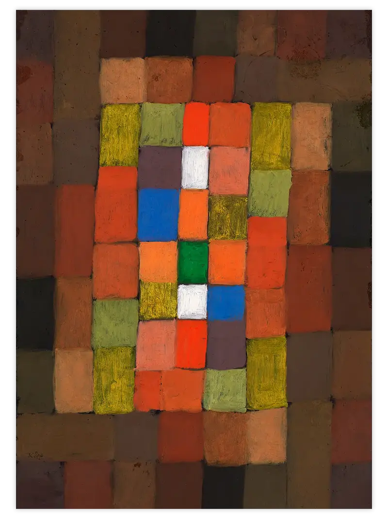 Klee Static Dynamic Gradation - Art Print