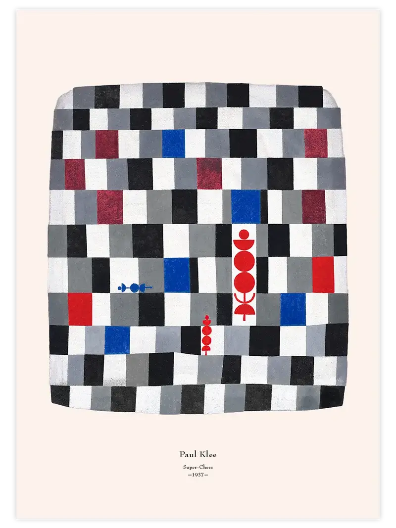 Klee Super Chess - Art Print