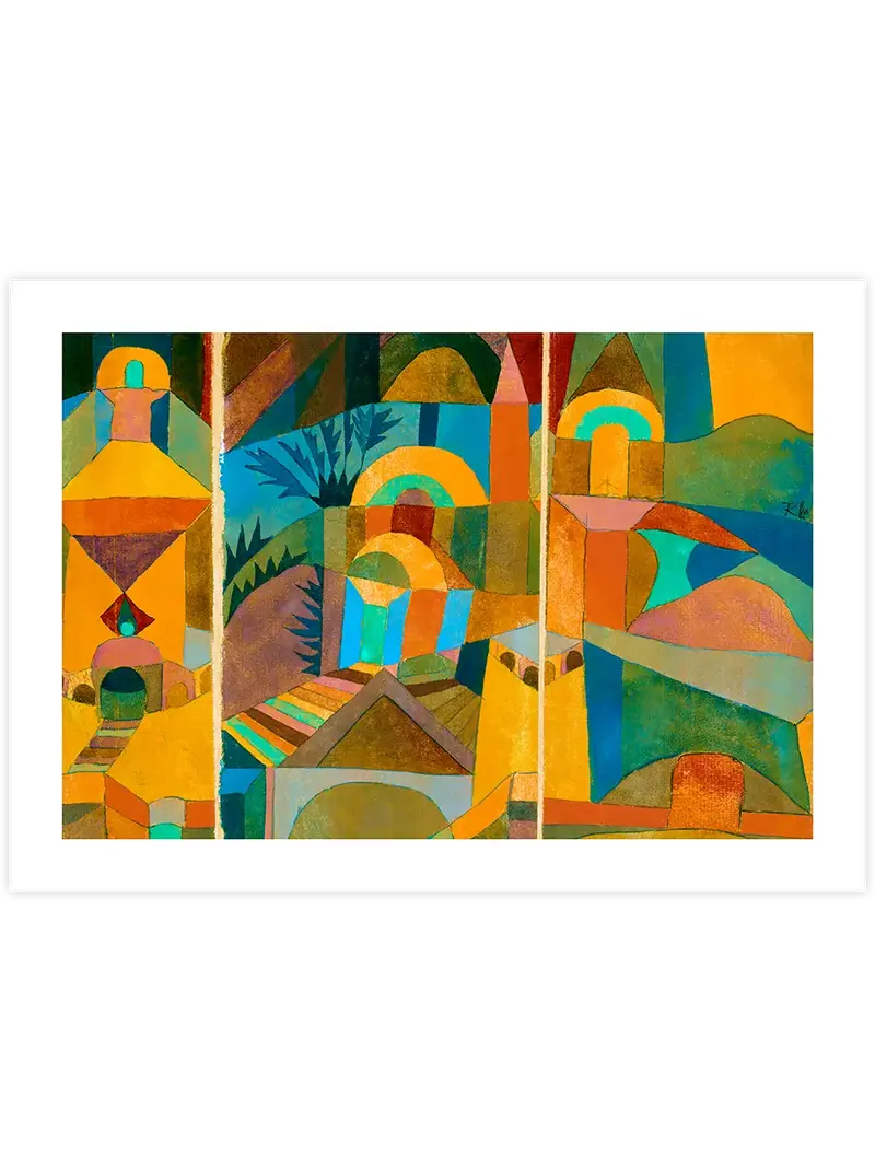 Klee Temple Gardens - Art Print