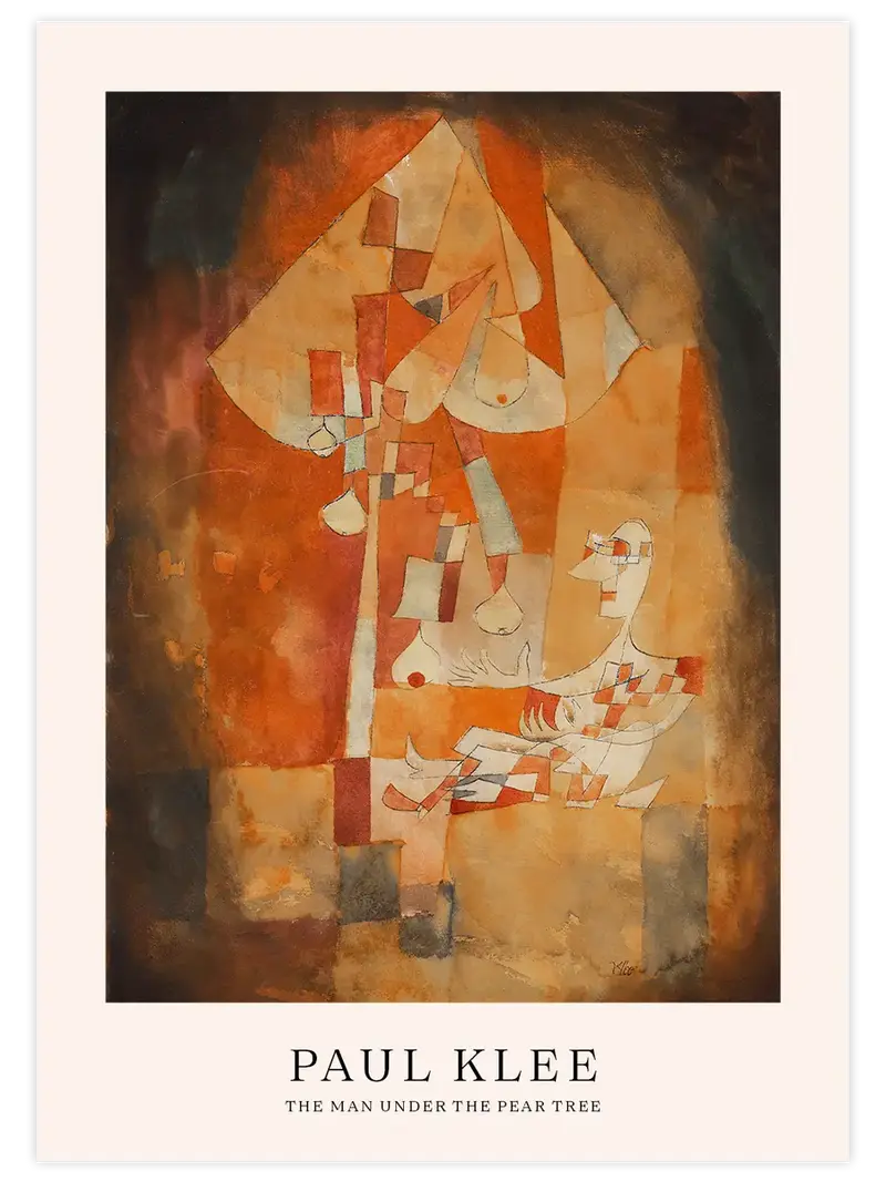 Klee The Man under the Pear Tree - Art Print