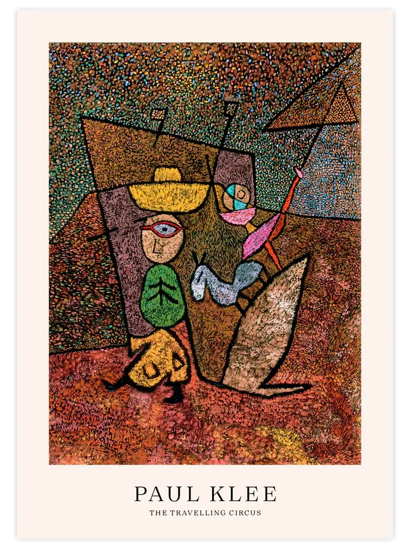 Klee The Travelling Circus - Art Print