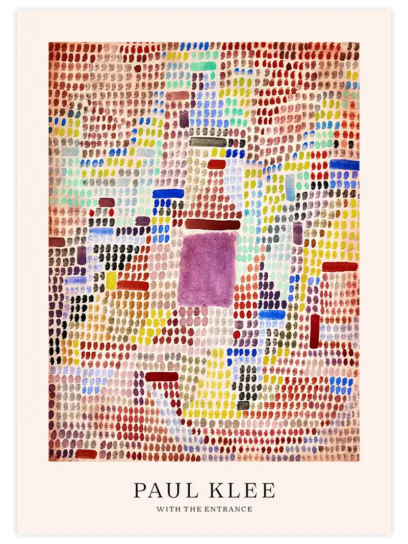 Klee With the Entrance - Art Print