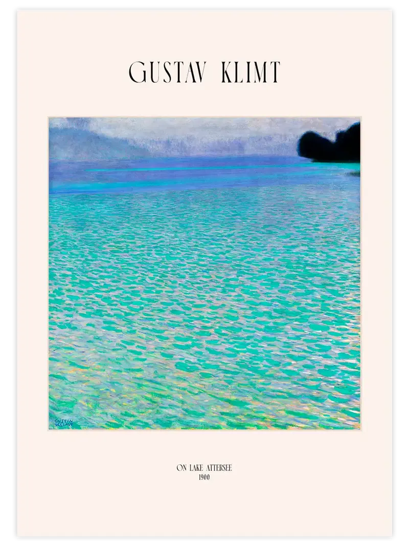 Klimt On Lake Attersee - Art Print