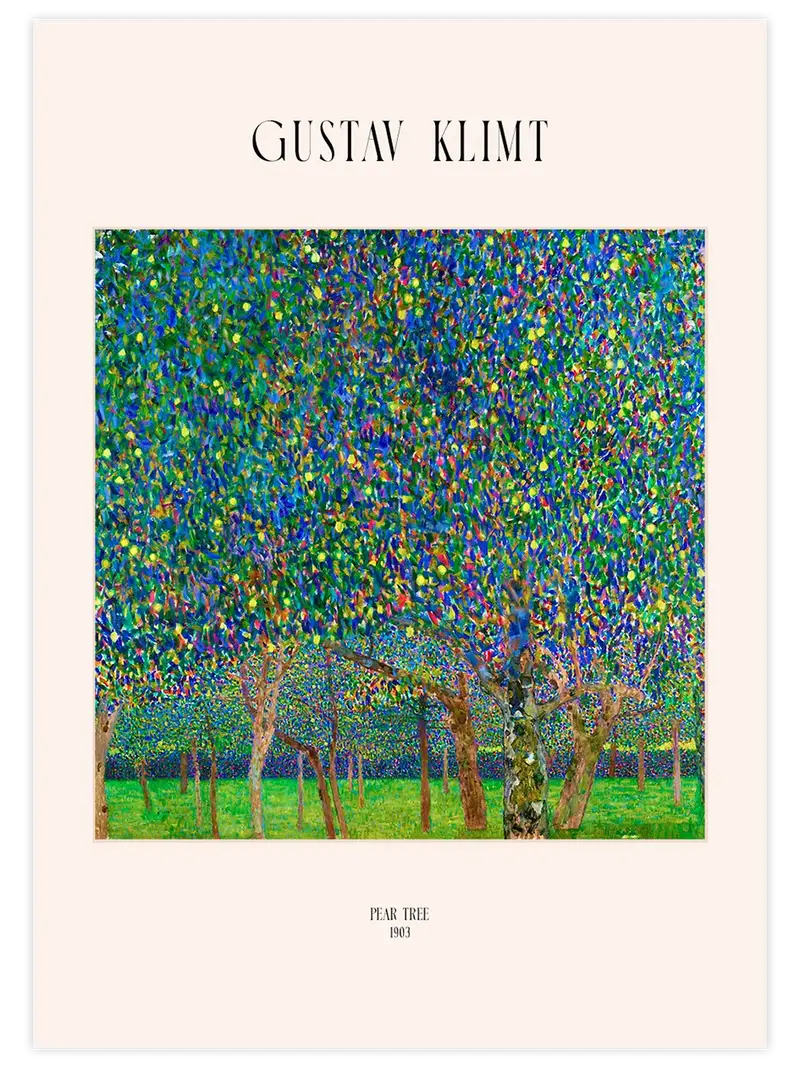 Klimt Pear Tree - Art Print