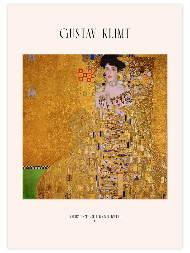 Klimt Portrait Of Adele Bloch Bauer - Art Print
