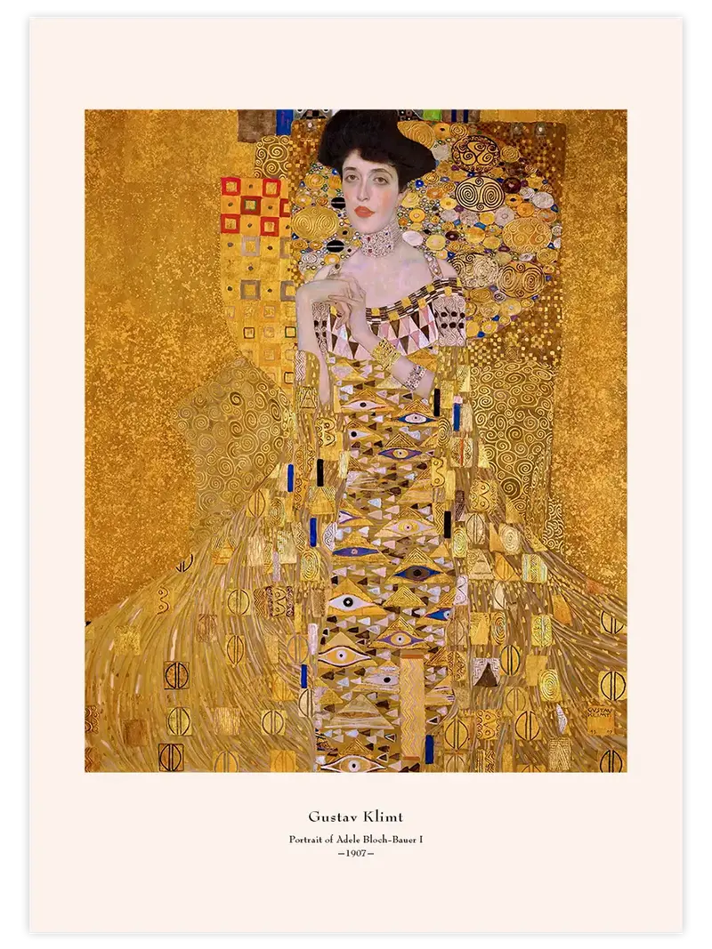 Klimt Portrait Of Adele Bloch Bauer - Art Print
