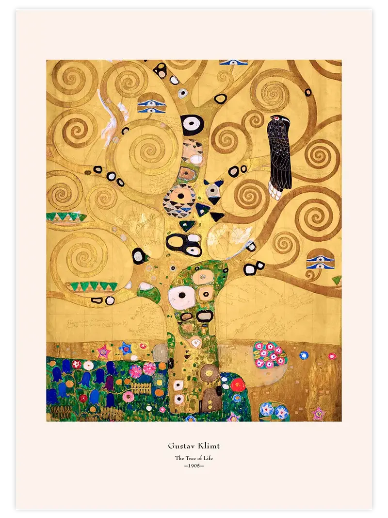 Klimt The Tree of Life - Art Print