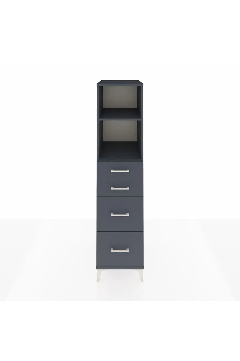 Kronos Dolap 2 Raflı 4 Çekmeceli 44x59x182