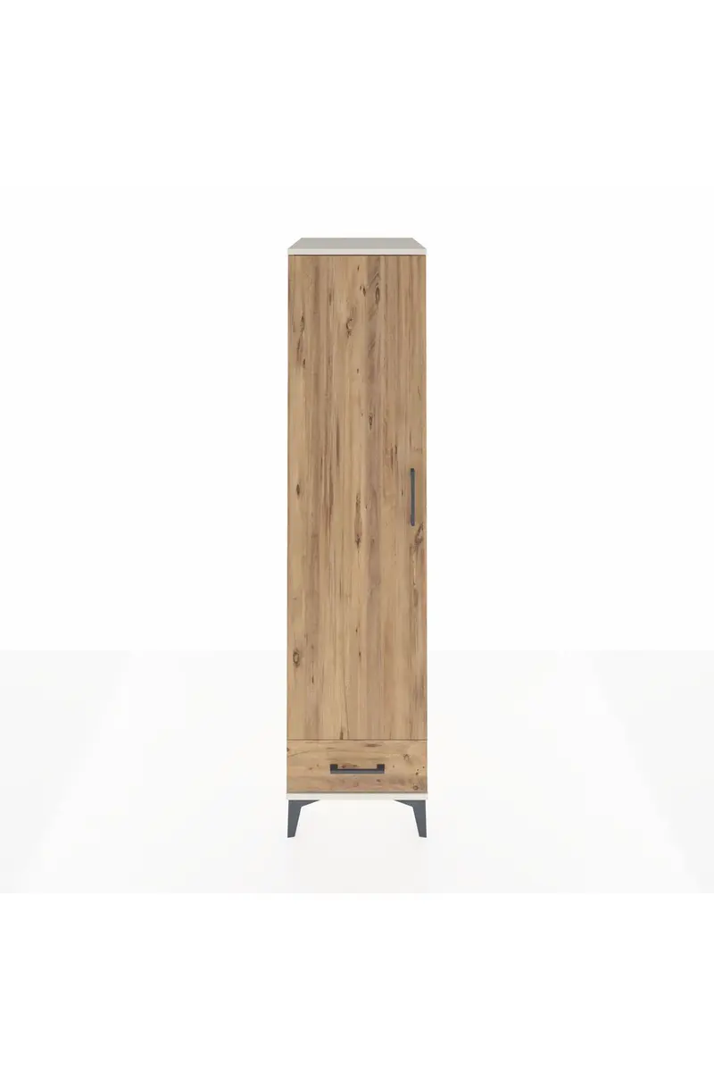 Kronos Dolap 2 Raflı Tek Çekmeceli Tek Askılı 44x59x182