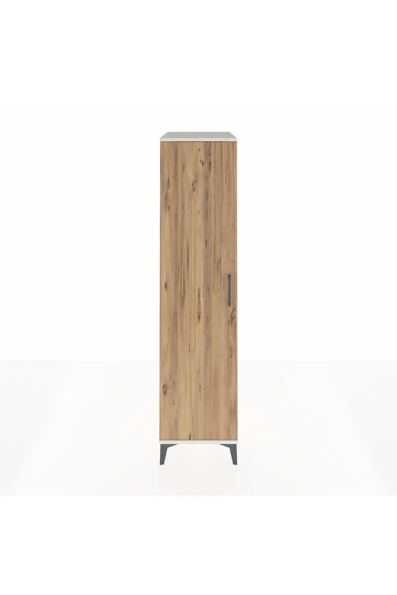 Kronos Dolap 2 Raflı Tek Kapaklı Tek Askılı 44x59x182