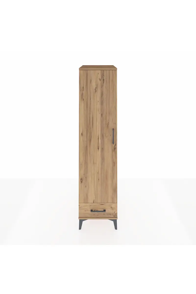 Kronos Dolap 4 Raflı Tek Çekmeceli Tek Kapaklı 44x59x182