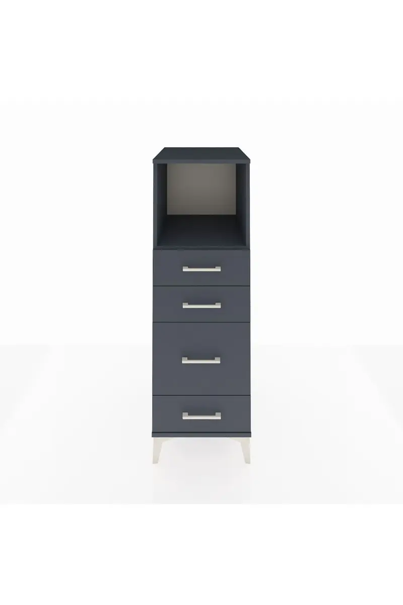 Kronos Dolap Tek Raflı 4 Çekmeceli 44x59x134