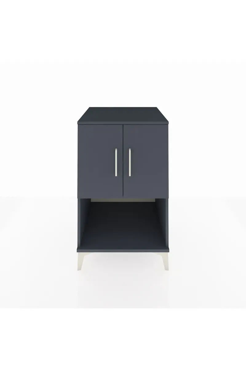 Kronos Komodin 2 Raflı 2 Kapaklı 60x59x96