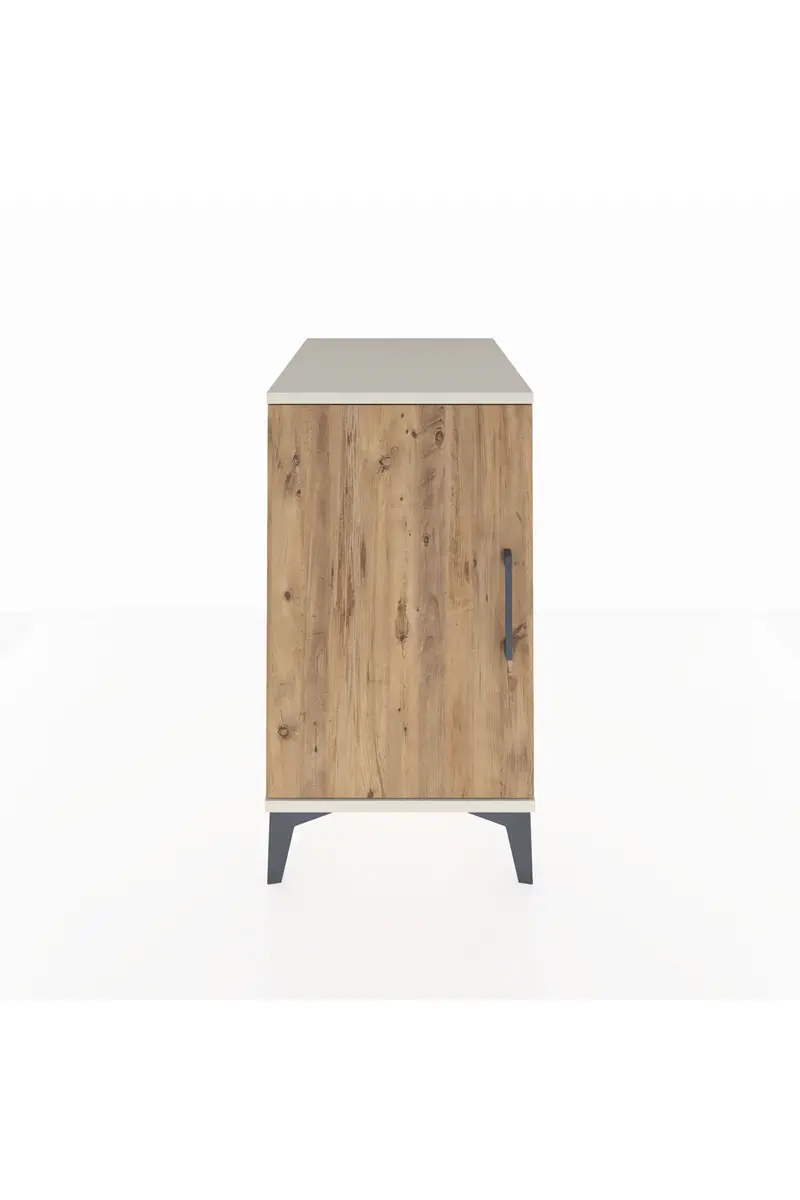 Kronos Komodin 2 Raflı Tek Kapaklı 44x59x80