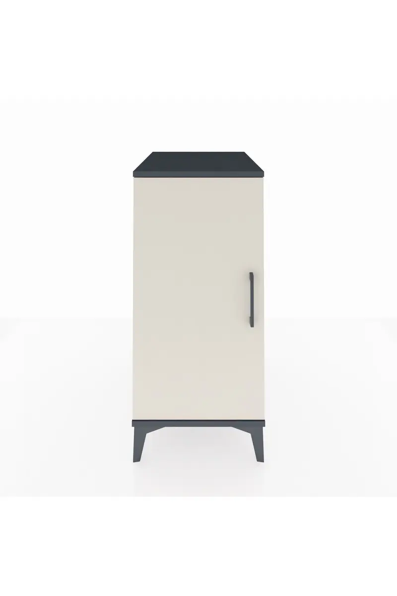 Kronos Komodin 2 Raflı Tek Kapaklı 44x59x96