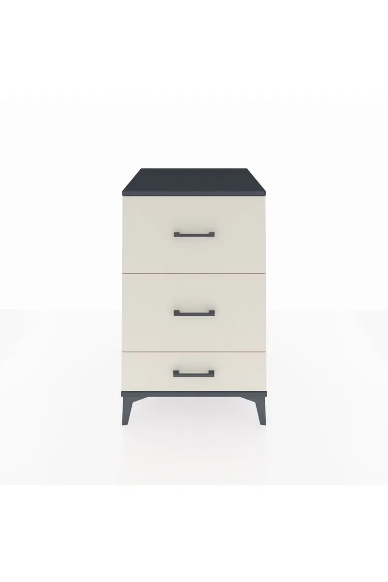 Kronos Komodin 3 Çekmeceli 60x59x96