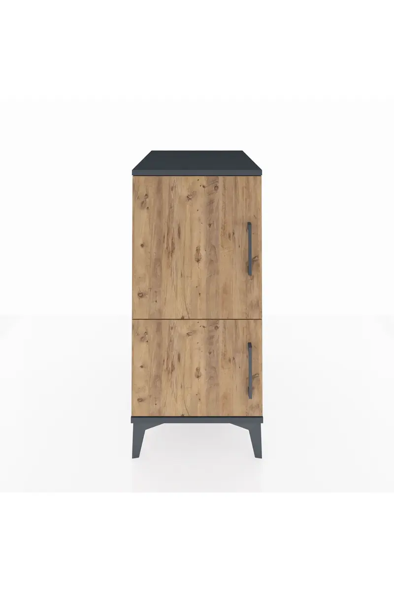 Kronos Komodin 3 Raflı 2 Kapaklı 44x59x96